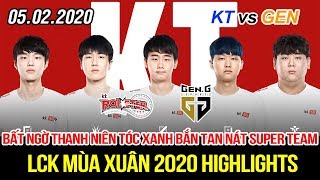 [LCK 2020] KT vs GEN Game 1 Highlights | Chưa đánh đã khóc, xạ thủ tóc xanh bắn tan nát Super Team