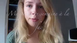 Ma 1ère semaine à la fac (LLCE anglais)