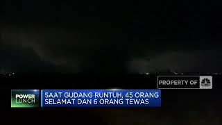 Tornado Hantam Gudang Amazon, 6 Orang Tewas