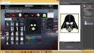 Battlefield 4 - Создание Эмблемы [Darth Vader]