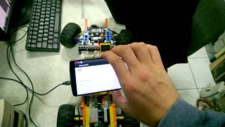 arduino + Bluetooth + android RC Car WIP