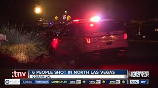 6 people shot in North Las Vegas