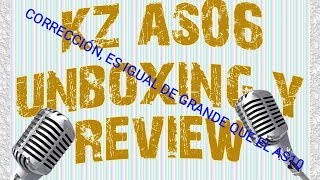 Kz as06 unboxing review