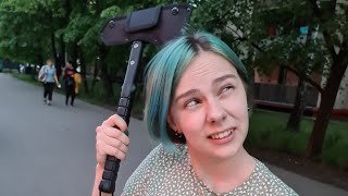 Yoll стрим с Дарьей Левис. Прогулка по Тушино