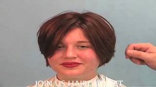 SHAVE BRIANA RIGHT DOWN THE MIDDLE DVD 126 HAIRCUT.NET PLEASE SUBSCRIBE