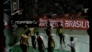 GIANT SILVA playing Basketball (Brazil Squad)