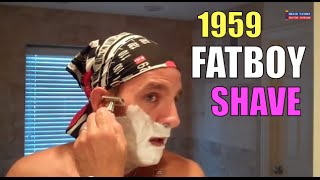 Gillette Fatboy Safety Razor Review and Shave