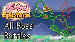 Kirby's Epic Yarn All Bosses