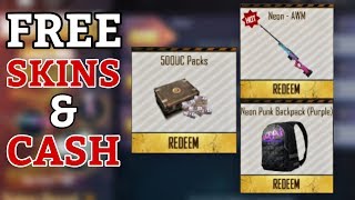 How To Get Free SKINS & UC CASH in PUBG MOBILE - 100% Working Method