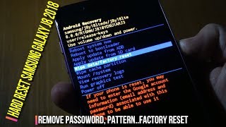 Hard reset samsung galaxy j8 2018 (remove pattern/ password/ factory reset)