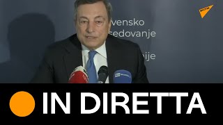 Vertice UE-Balcani Occidentali, conferenza stampa del Presidente Draghi