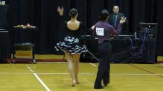 Mr. Hirofumi Sakamoto and MiSook Mendonca dance Rumba Gold Final at Rutgers University