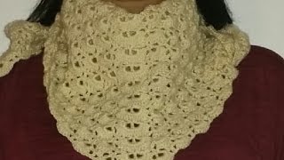 Háčkovaný šátek - crochet scarf/shawl