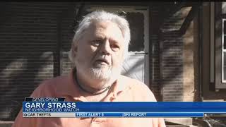 Man says neighborhood experiencing string of break-ins