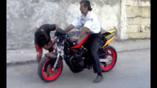 Kawasaki GPZ 750 small tuning first day,first ride