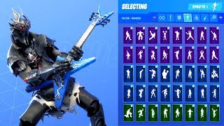 SPIDER KNIGHT SKIN SHOWCASE WITH ALL FORTNITE DANCES & EMOTES