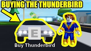GETTING the 5 MILLION THUNDERBIRD *FLYING CAR* | Roblox Mad City