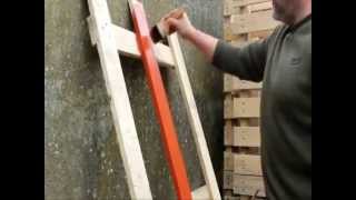 fabrication de la peinture extérieur a la farine (peinture suédoise )
