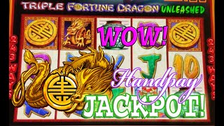 TRIPLE FORTUNE DRAGON UNLEASHED HANDPAY JACKPOT!? EPIC SESSION!?