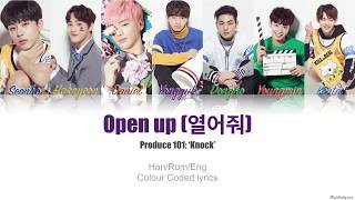 PRODUCE 101 Season 2 Knock - Open up (열어줘) | Colour Coded Lyric Video [Han|Rom|Eng]