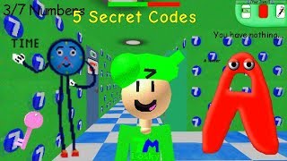 5 Secret codes Losky Basics - Learn Your Luck Skills!- Baldi's Basics V1.4.1b Mod