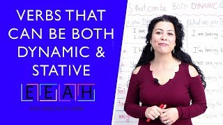 Intermediate English #17: Verbs that can be Both Dynamic & Stative | Easy English at Home
