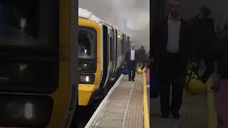 Passengers FLEE After Train BURSTS into FLAMES