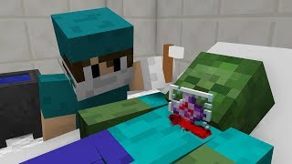 Monster School: Surgical Operation - Zombie! - Minecraft Animation