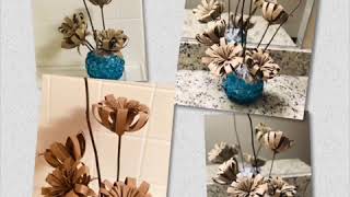 creative table decor with toilet paper rolls