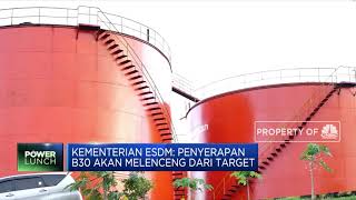 Agustus 2020, Penyerapan B30 Baru 58,5% dari Target