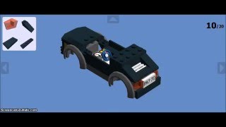Cars in Lego Digital Designer - 3 in 1