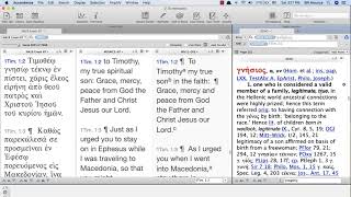 Was Timothy Paul's Legitimate or Spiritual Son? (1 Tim 1:2)