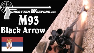Zastava M93 Black Arrow in .50 BMG at the Range
