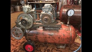 Компрессор Зил - 130 + насос Гура для системы смазки - замер производительности.
