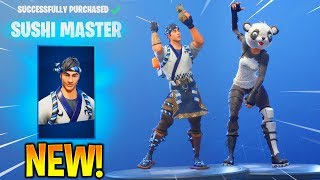 *NEW* SUSHI MASTER & PANDA TEAM LEADER Skins! (New Item Shop) Fortnite Battle Royale