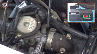 Ρύθμιση μείγματος ρελαντί (Pilot screw adjustment)