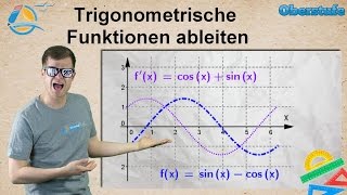 Trigonometrische Funktionen ableiten || Oberstufe ★ Übung 3