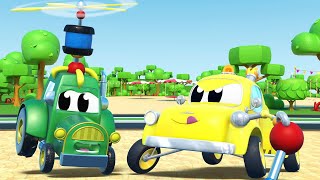 Tom the Tow Truck -  SPRING: HELICOPTER rescue after a CAR CRASH! - Car Cartoon for Kids in Car City