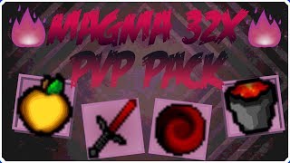 Minecraft: Magma 32x Red FPS Texture Pack | MC Resource Pack Rojo