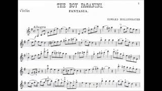 Mollenhauer, Edward The Infant (+the Boy) Paganini Fantasia for violin + piano