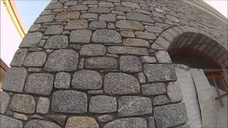 Строим дом из камня. Уникальная кладка / Building a house made of granite. Unique stone masonry