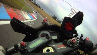 Brünn Gunti Racing - Highsider und beinahe Crash GSX-R 1000 K5