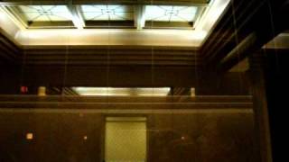 Very nice Mitsubishi Traction Scenic elevators/lifts at Yokohama Grand InterContinental Hotel
