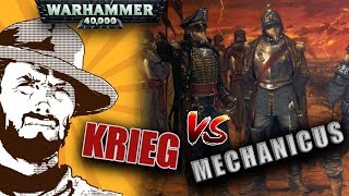 Играем: Death Korps of Krieg VS Mechanicus 75 PP Warhammer 40k