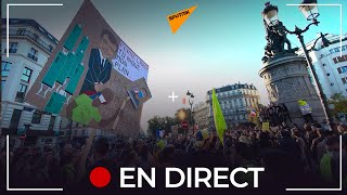 Des Gilets jaunes manifestent à Paris contre la politique sanitaire du gouvernement