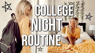college night routine 2018