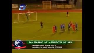 Sport Euro TV 12.06.13 / San Marino Moldavia 0-3 U-21 U21 Moldova Milsami Nistru Lalova