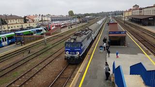 EP07-372 + IC HETMAN z Przemyśla Gł., wjeżdża na dworzec Rzeszów Główny 09.10.2018