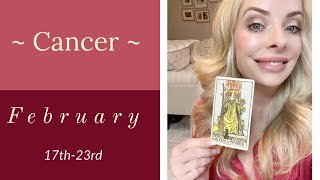 Cancer:  Feb. 17th-23rd  "COMMUNICATION IS COMING."
