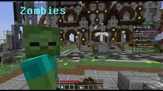 Играю круто в майнкрафт?!(НЕТ!)Zombies?Kit pvp!?